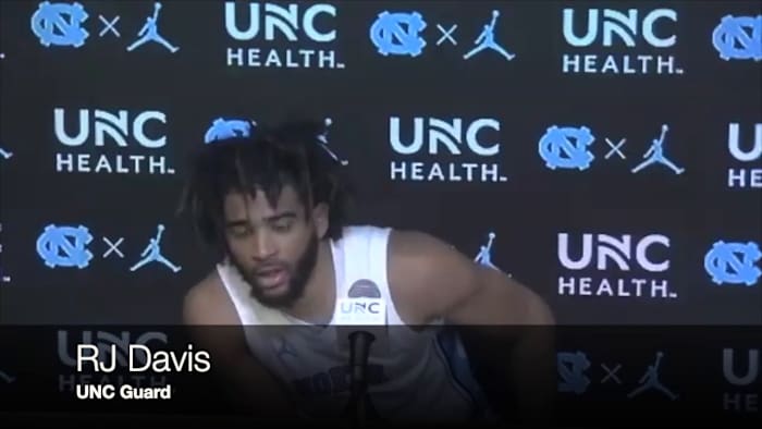 RJ Davis - Postgame Appalachian State